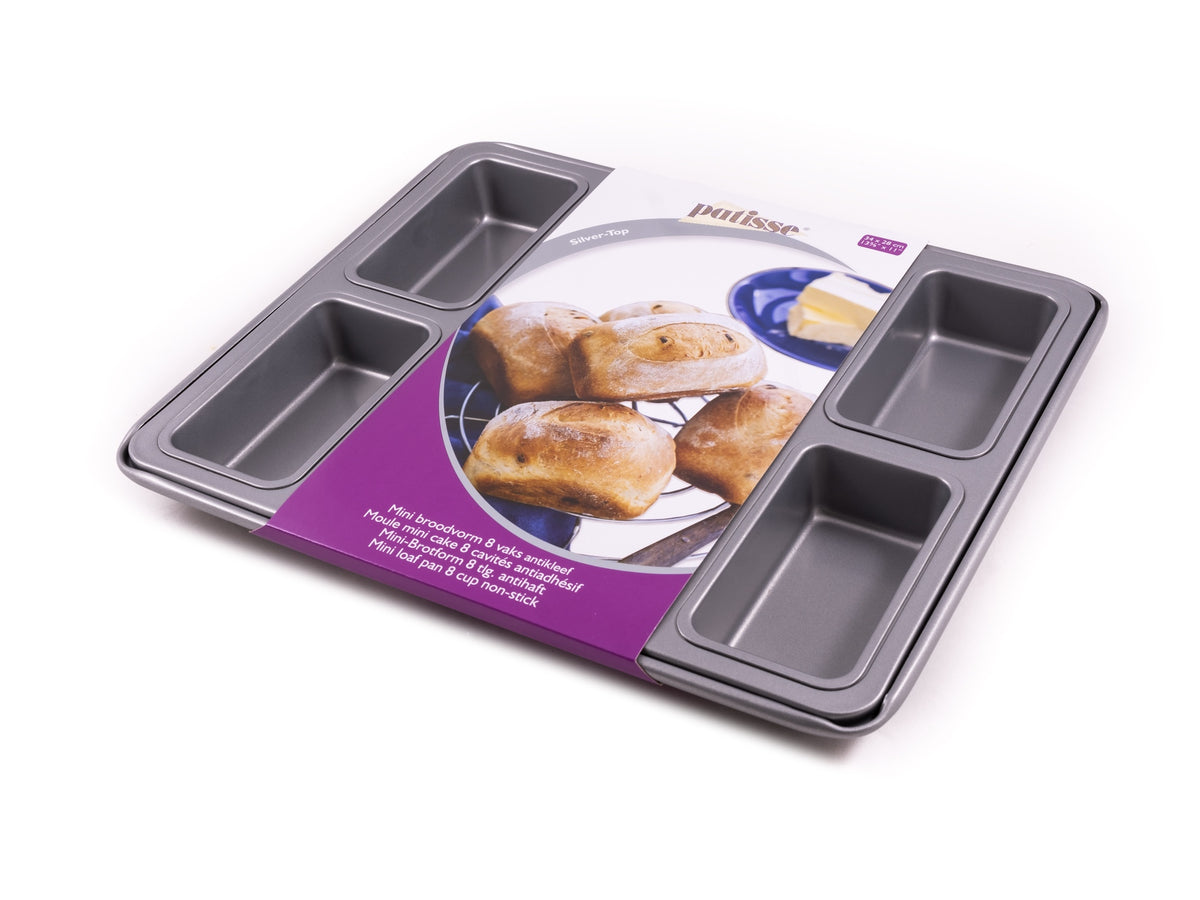 Patisse Mini Bread Pan 8 Cavity 