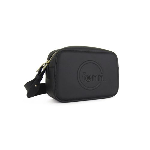 FENN CROSSBODY BAG BLACK  GOLD ZIP