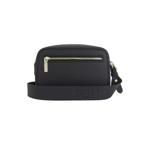 FENN CROSSBODY BAG BLACK  GOLD ZIP