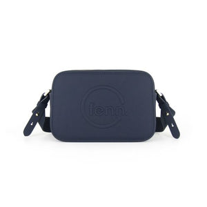 FENN CROSSBODY BAG NAVY GOLD ZIPPER