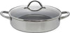 ELO RELIEF SOLUTION DEEP SERVING PAN W/HELPER HANDLE & GLASS