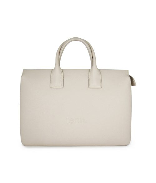 FENN LAPTOP BAG OATMEAL SILVER