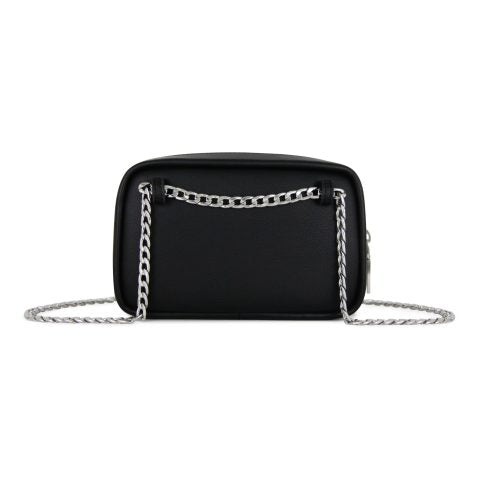 FENN POUCH CHAIN BLACK SILVER CHAIN