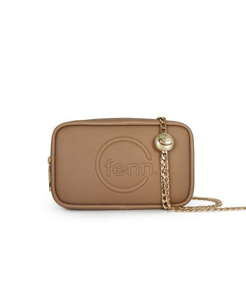 FENN POUCH CHAIN CAPPUCCINO GOLD CHAIN