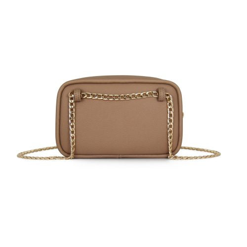 FENN POUCH CHAIN CAPPUCCINO GOLD CHAIN