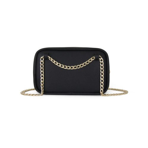 FENN POUCH CHAIN  BLACK GOLD
