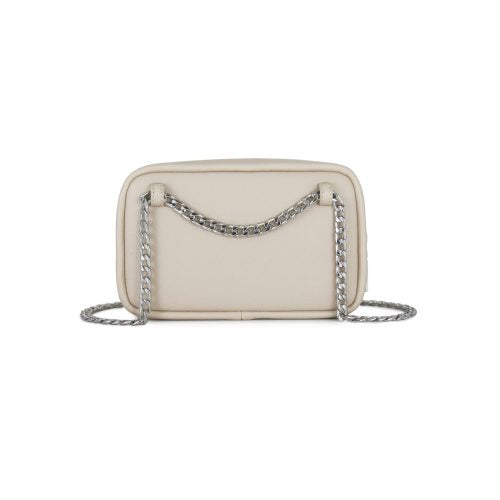 FENN POUCH CHAIN OATMEAL SILVER