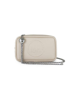 FENN POUCH CHAIN OATMEAL SILVER