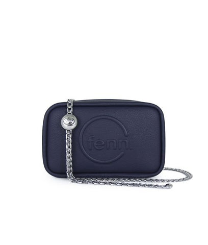 FENN POUCH CHAIN NAVY SILVER