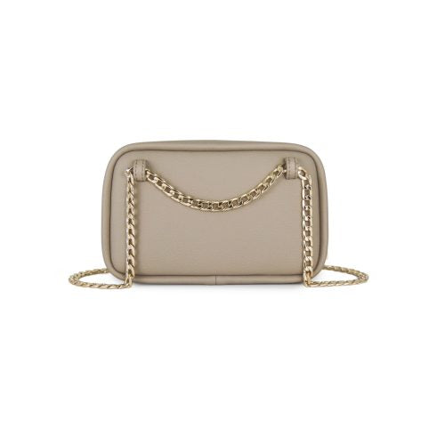 FENN POUCH CHAIN STONE/SAND GOLD