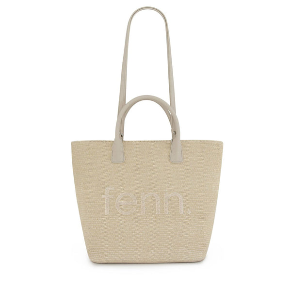 FENN SHOPPING BAG BEIGE/MILK WHITE