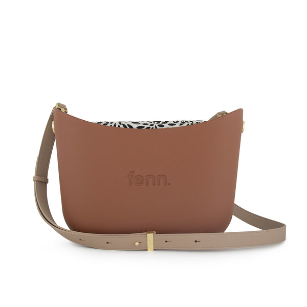 FENN BAG MESSENGER TAN STONE HANDLE