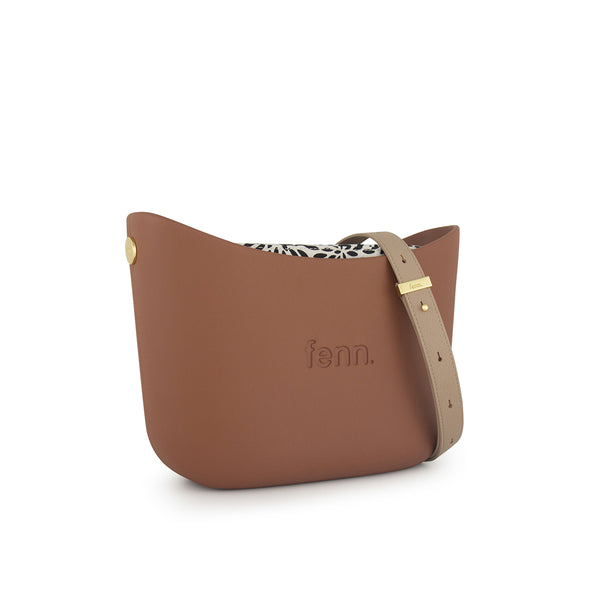FENN BAG MESSENGER TAN STONE HANDLE