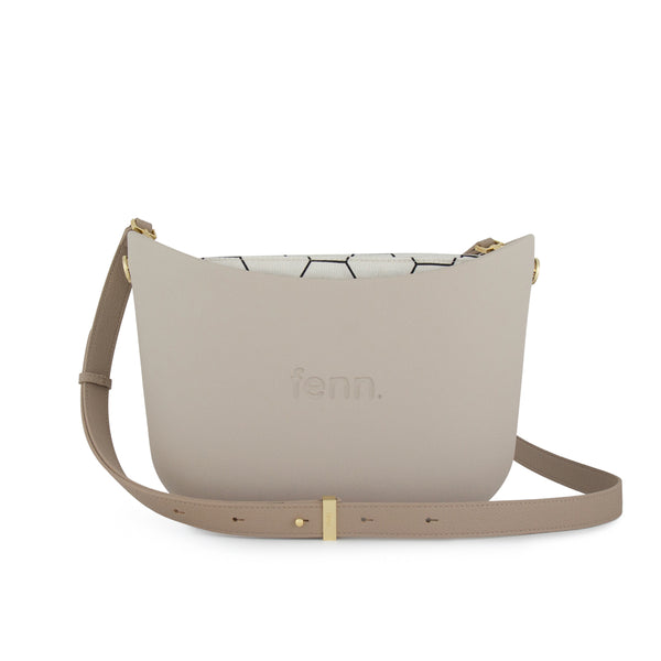 FENN BAG MESSENGER MUSHROOM STONE HANDLE