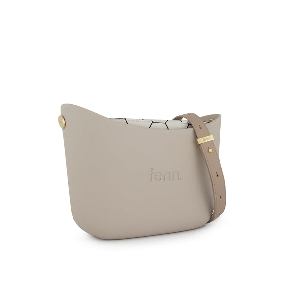 FENN BAG MESSENGER MUSHROOM STONE HANDLE