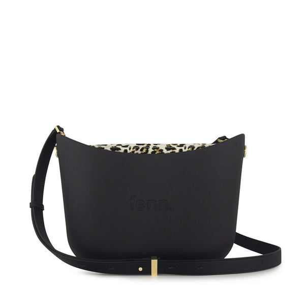 FENN BAG MESSENGER BLACK FLAT HANDLES