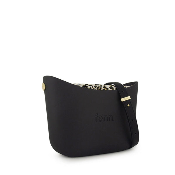 FENN BAG MESSENGER BLACK FLAT HANDLES