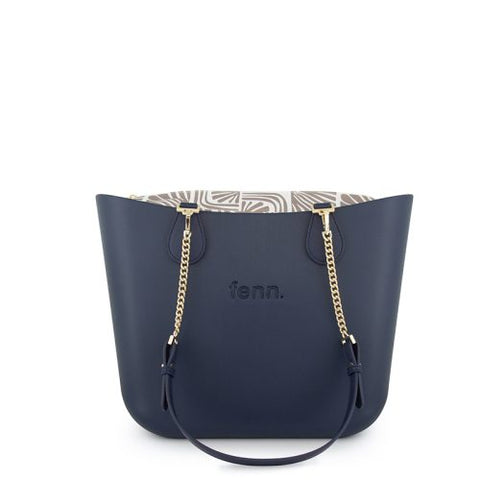 FENN BAG ORIGINAL NAVY GOLD CHAIN