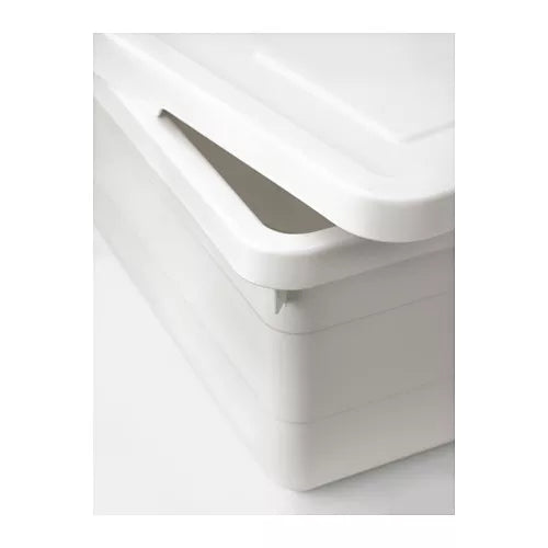 IKEA SOCKERBIT BOX WITH LID 38X25X15CM