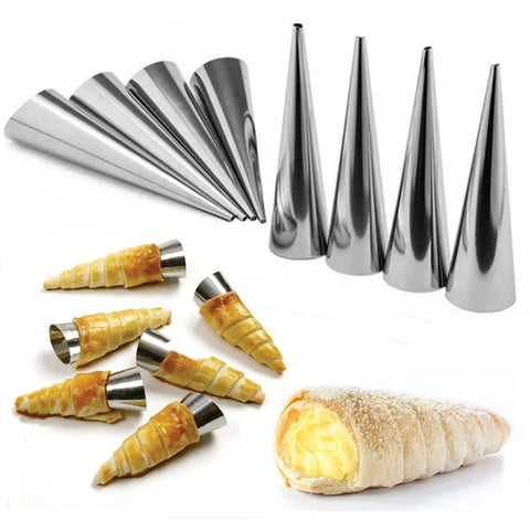 MASTERCLASS SS CREAM HORN MOULDS 6PC