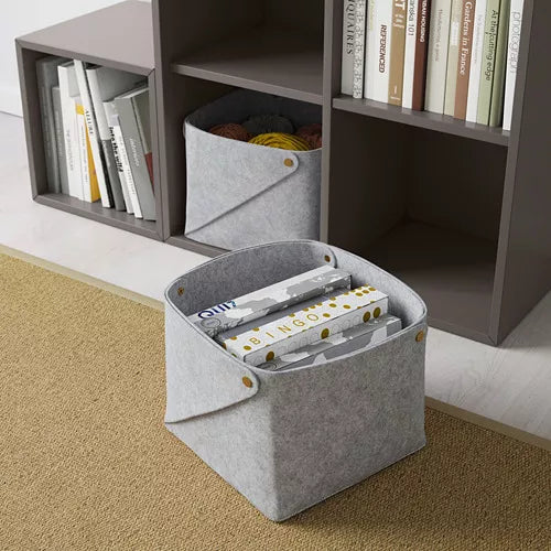 IKEA PUDDA BASKET, 28X28X23CM