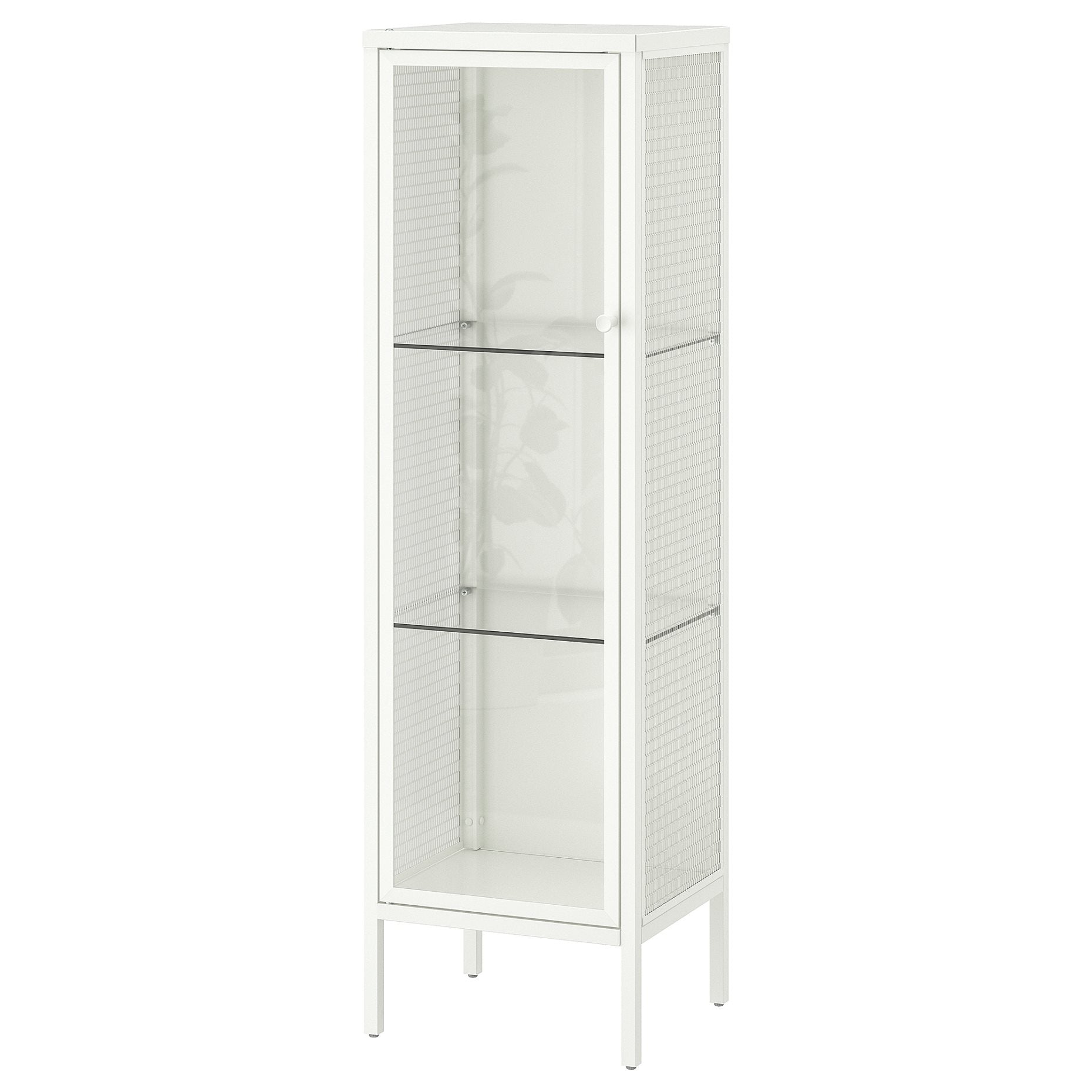 IKEA BAGGEBO CABINET WITH GLASS DOORS
