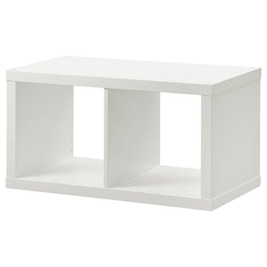 IKEA KALLAX 1X2, 77X42CM, WHITE