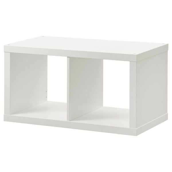 IKEA KALLAX 1X2, 77X42CM, WHITE