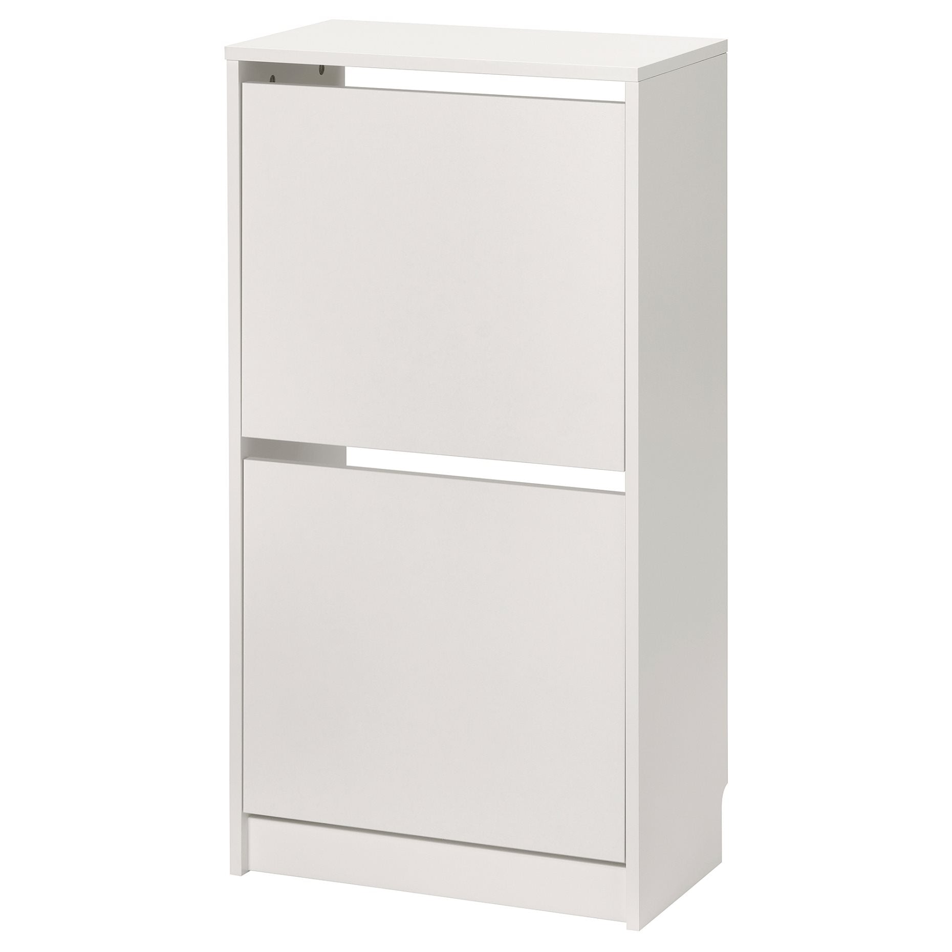 IKEA BISSA SHOE CABINET WITH 2 COMPARTMENTS 49x28x93cm