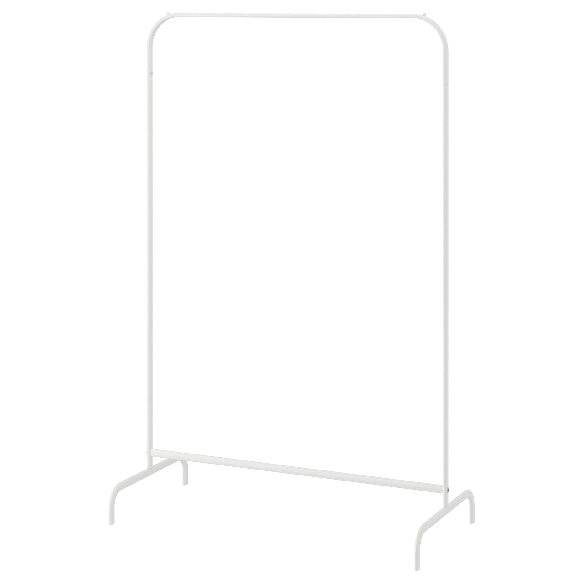 IKEA RIGGA CLOTHES RACK, WHITE