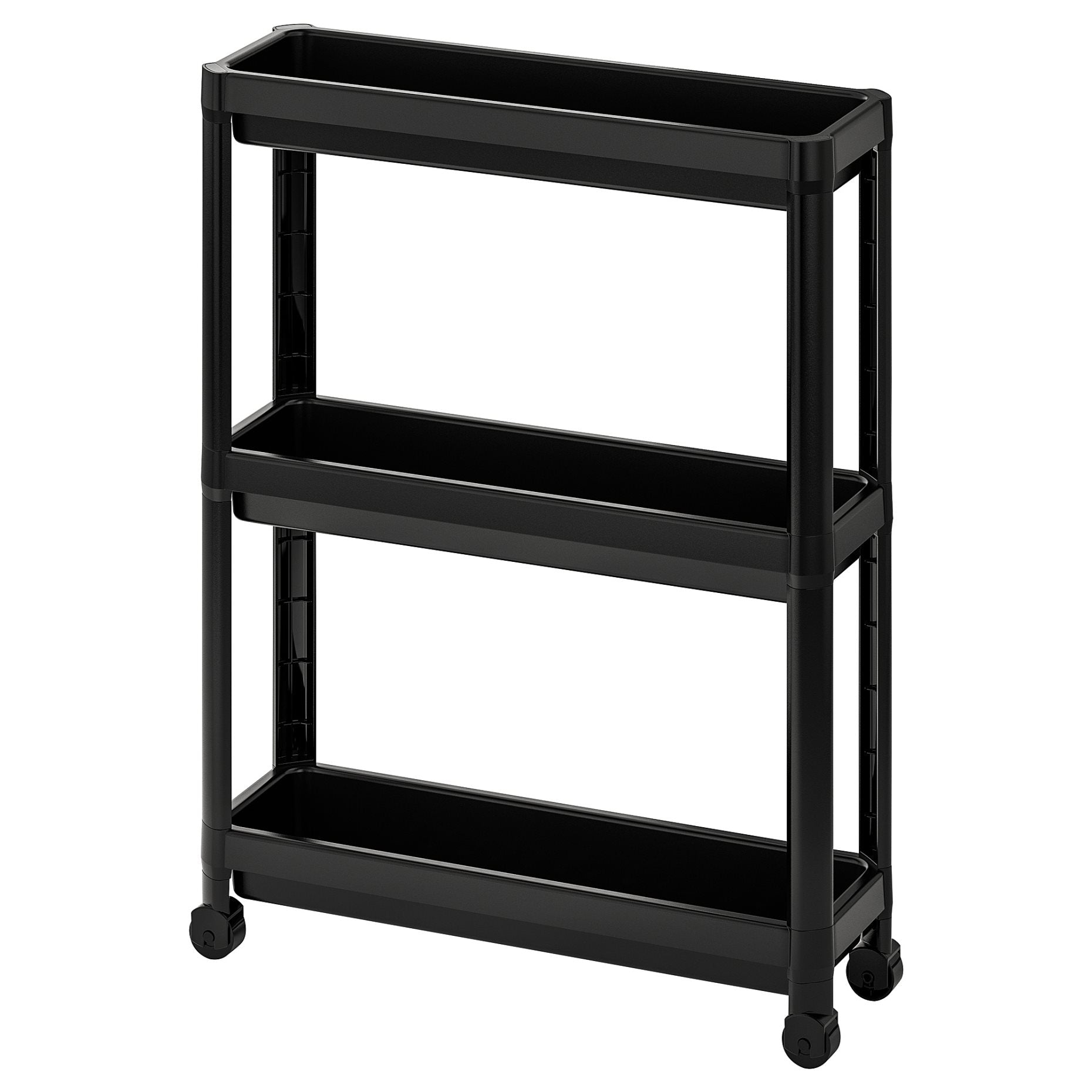 IKEA VESKEN TROLLEY , 54X1871CM BLACK