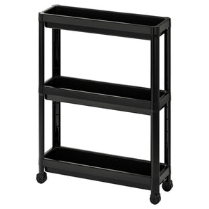 IKEA VESKEN TROLLEY , 54X1871CM BLACK