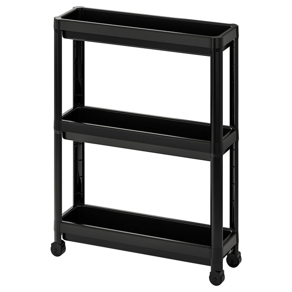 IKEA VESKEN TROLLEY , 54X1871CM BLACK