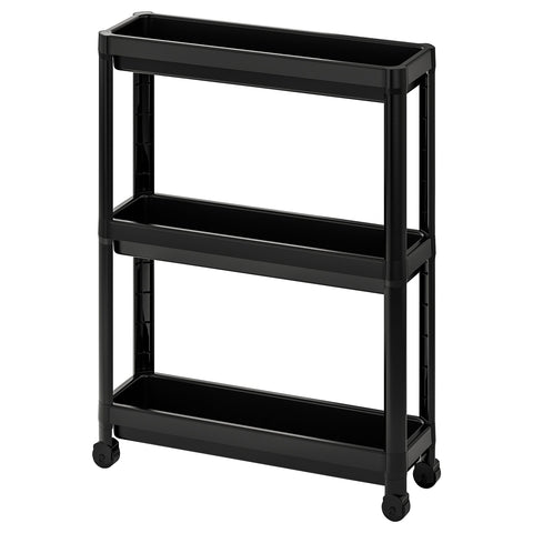 IKEA VESKEN TROLLEY , 54X1871CM BLACK