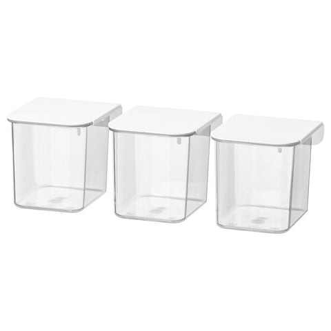 IKEA SKADIS CONTAINER WITH LID 3PACK