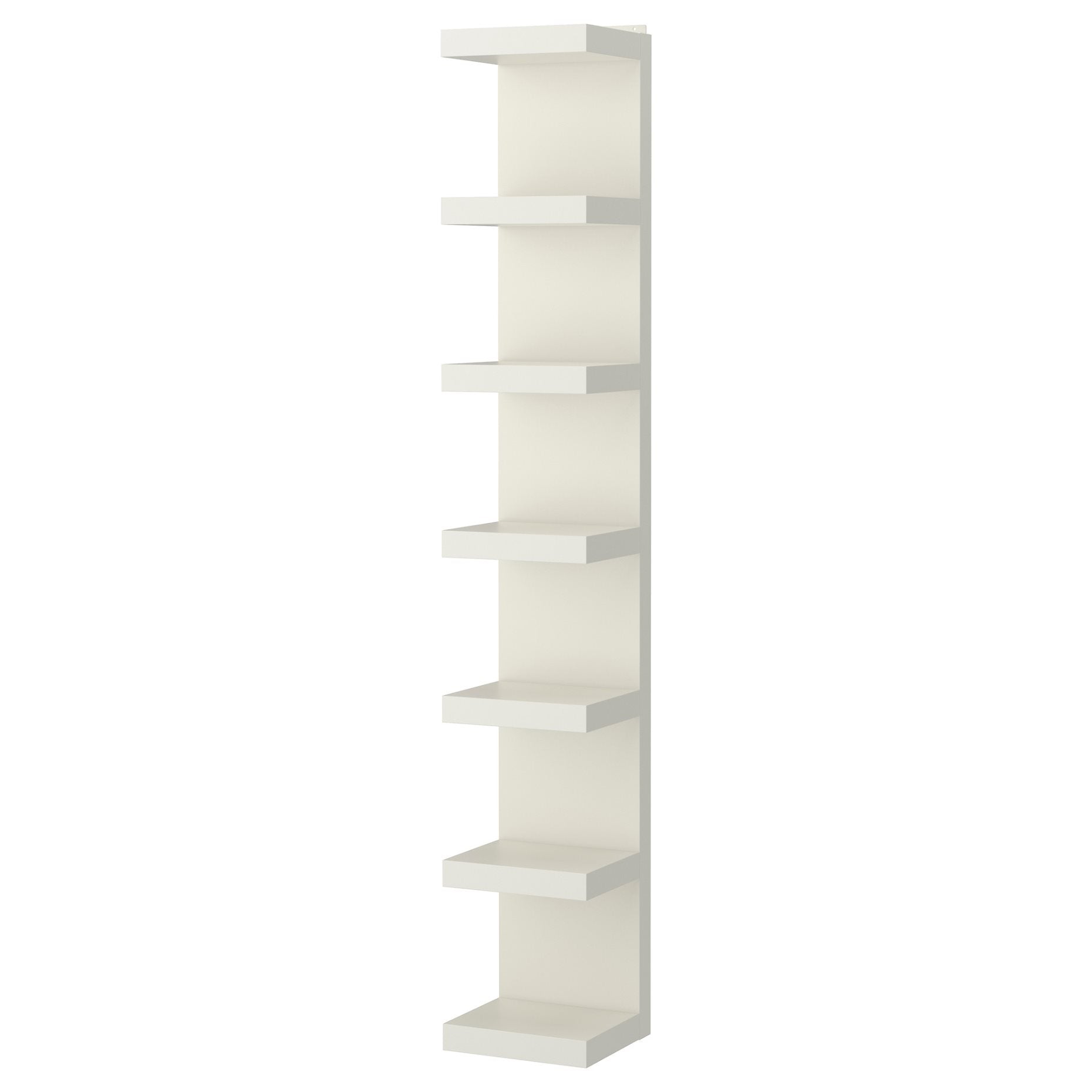 IKEA LACK WALL SHELF UNIT, WHITE 11 3/4x74 3/4 "