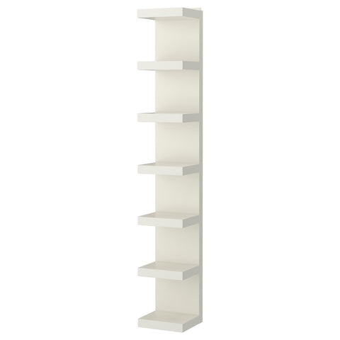 IKEA LACK WALL SHELF UNIT, WHITE 11 3/4x74 3/4 "
