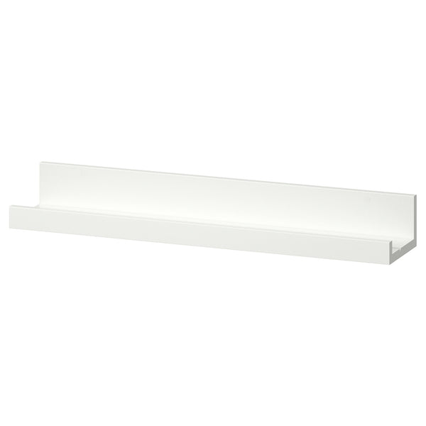 IKEA MOSSLANDA PICTURE LEDGE, 55CM WHITE