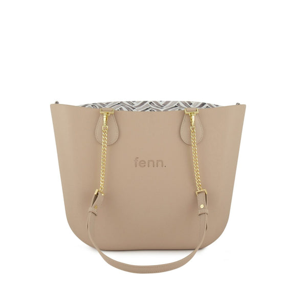 FENN ORIGINAL BAG SAND GOLD CHAIN