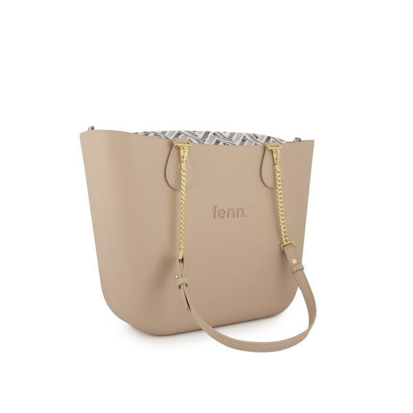 FENN ORIGINAL BAG SAND GOLD CHAIN