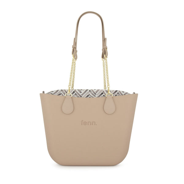 FENN ORIGINAL BAG SAND GOLD CHAIN
