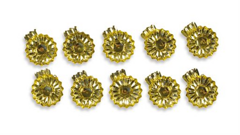 RIFFELMACHER CANDLE CLIPS GOLD 10PK 15MM