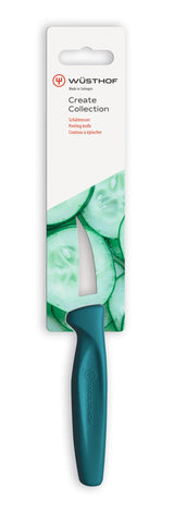 WUSTHOF CREATE COLLECTION PEELING KNIFE TURQUOISE 6CM