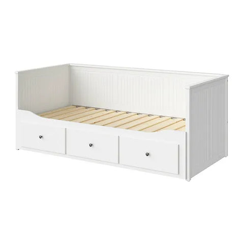 IKEA HEMNES DAY-BED FRAME WITH 3 DRAWERS, WHITE 80X200CM