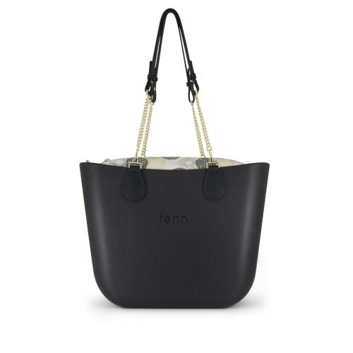 FENN BAG ORIGINAL BLACK W/GOLD CHAIN