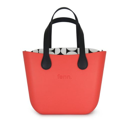 FENN ORIGINLA BAG FIERY RED GOLD CHAIN HANDLE