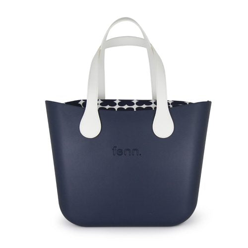 FENN ORIGINAL NAVY SILVER ZIP/ WHITE