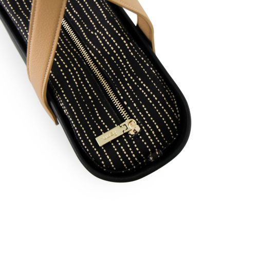 FENN ORIGINAL BAG BLACK LIGHT TAN HANDLES