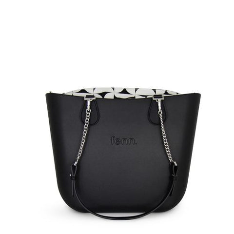 FENN ORIGINAL BAG BLACK SILVER CHAIN