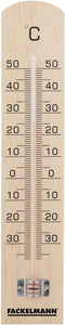 FACKELMANN THERMOMETER WOOD